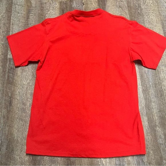 Vintage Chicago Bulls Shirt Adult Large Red Embroidered Lee Sport 90s Mens - Picture 6 of 7